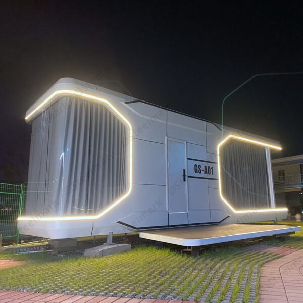 Guose-T8 11.5meter Luxury Modular Capsule House With Balcony - Image 2