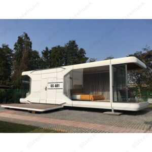 Guose-T8 11.5meter Luxury Modular Capsule House With Balcony