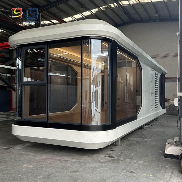 Factory Direct Customized Modular Living Capsule House Steel Structure without furniture - Image 2