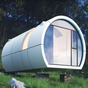 Tiny Egg 20ft Apple Cabin Capsule House Airship Pod without furnitures