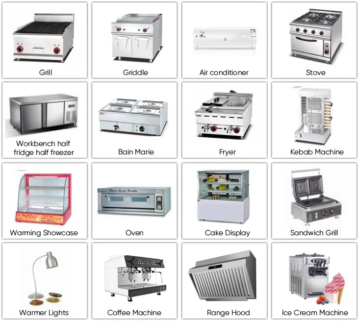 Food Truck for Sale - Mobile Food Trailer Fully Equipped with Pizza Oven, Coffee Bar, Hot Dog Cart, Freezer & Ice Cream Cooler for Commercial Use & Street Vendors - Image 8